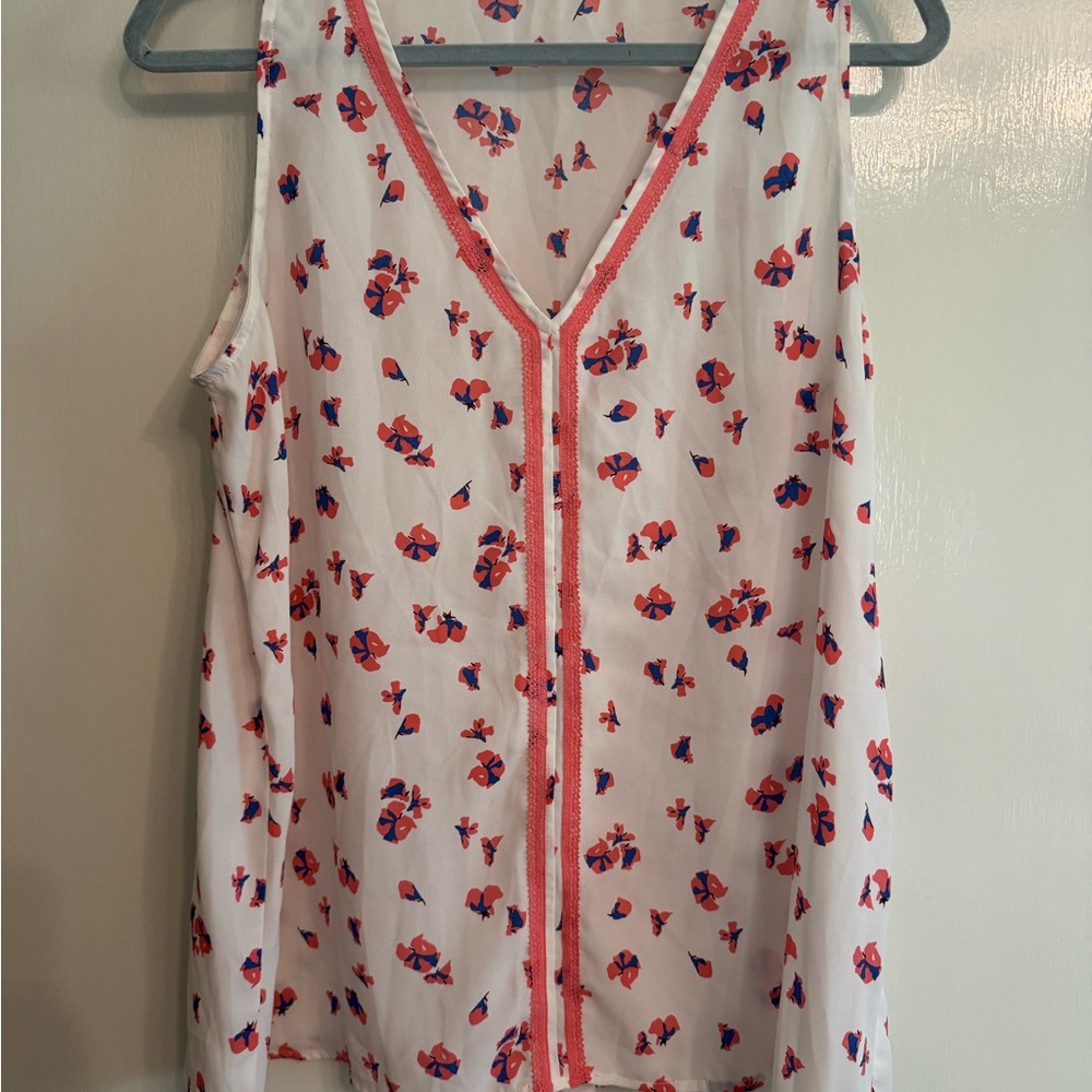 Collective Concepts XL Floral Sleeveless Tank Top